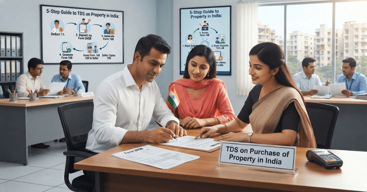 Buyer calculating TDS on Purchase of Property payment