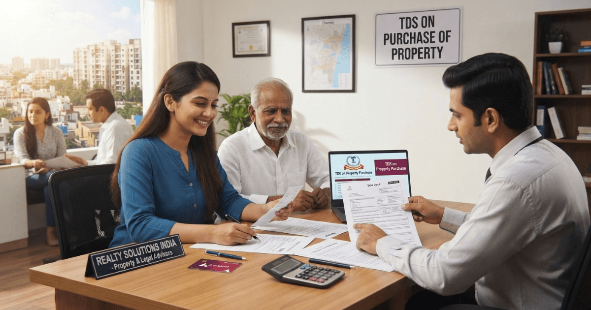 TDS on Purchase of Property form and calculator