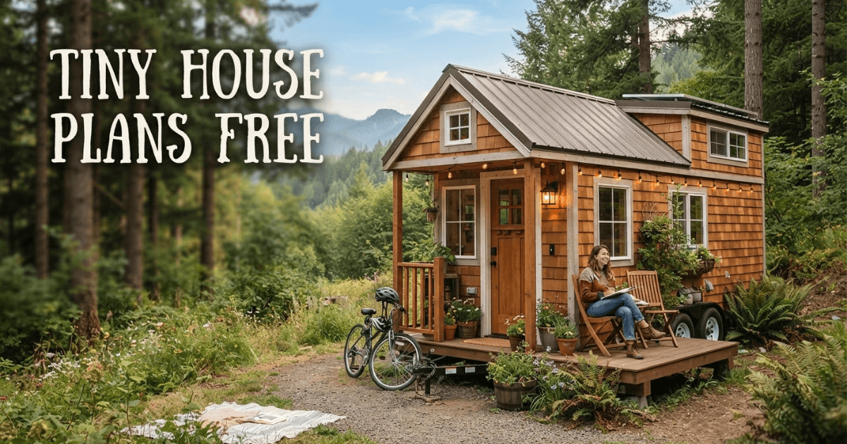 Tiny House Plans Free Printable Layout for Beginners